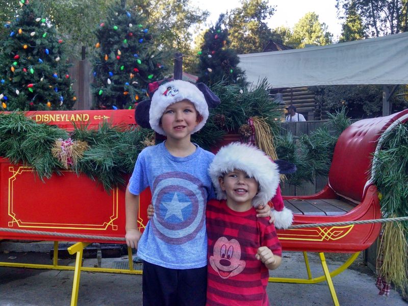 A Holiday Evening With Kids at Disneyland Park
