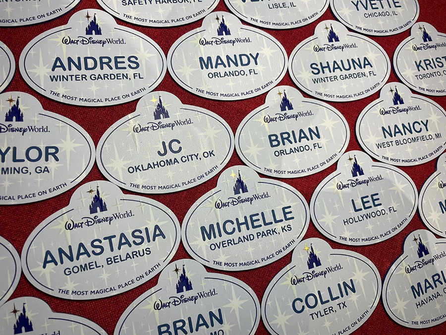2023 WDW Cast Member Name Tags